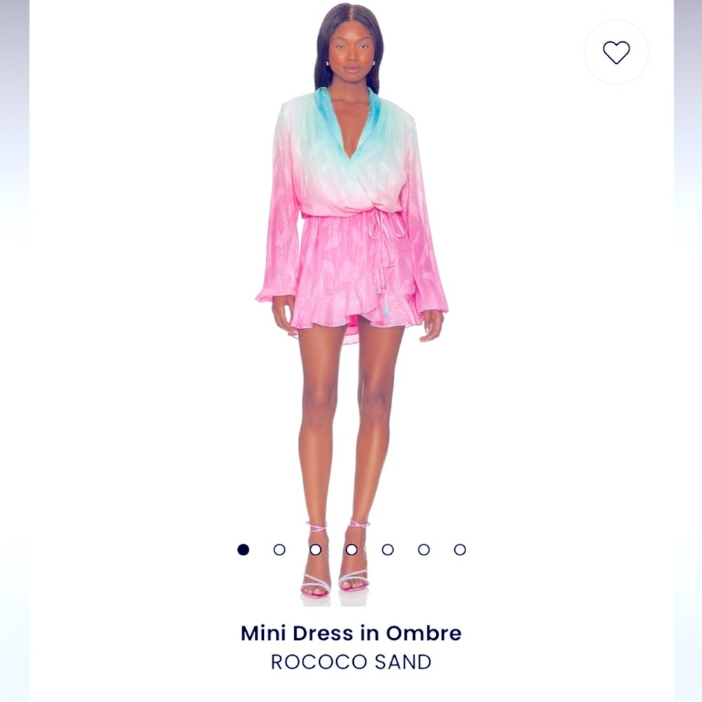 REVOLVE Rococo Sand mini dress in ombré size XS